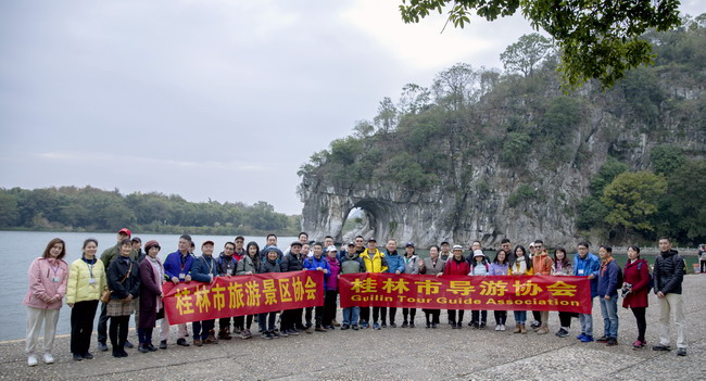桂林导游用八种语言直播桂林文旅景区（点）